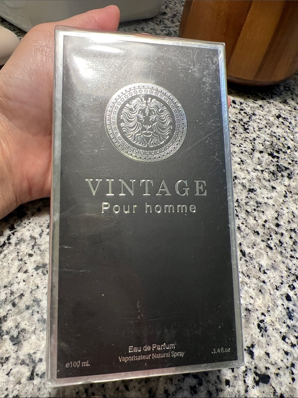 Vintage Pour Homme Black & Silver Boxed Fragrance